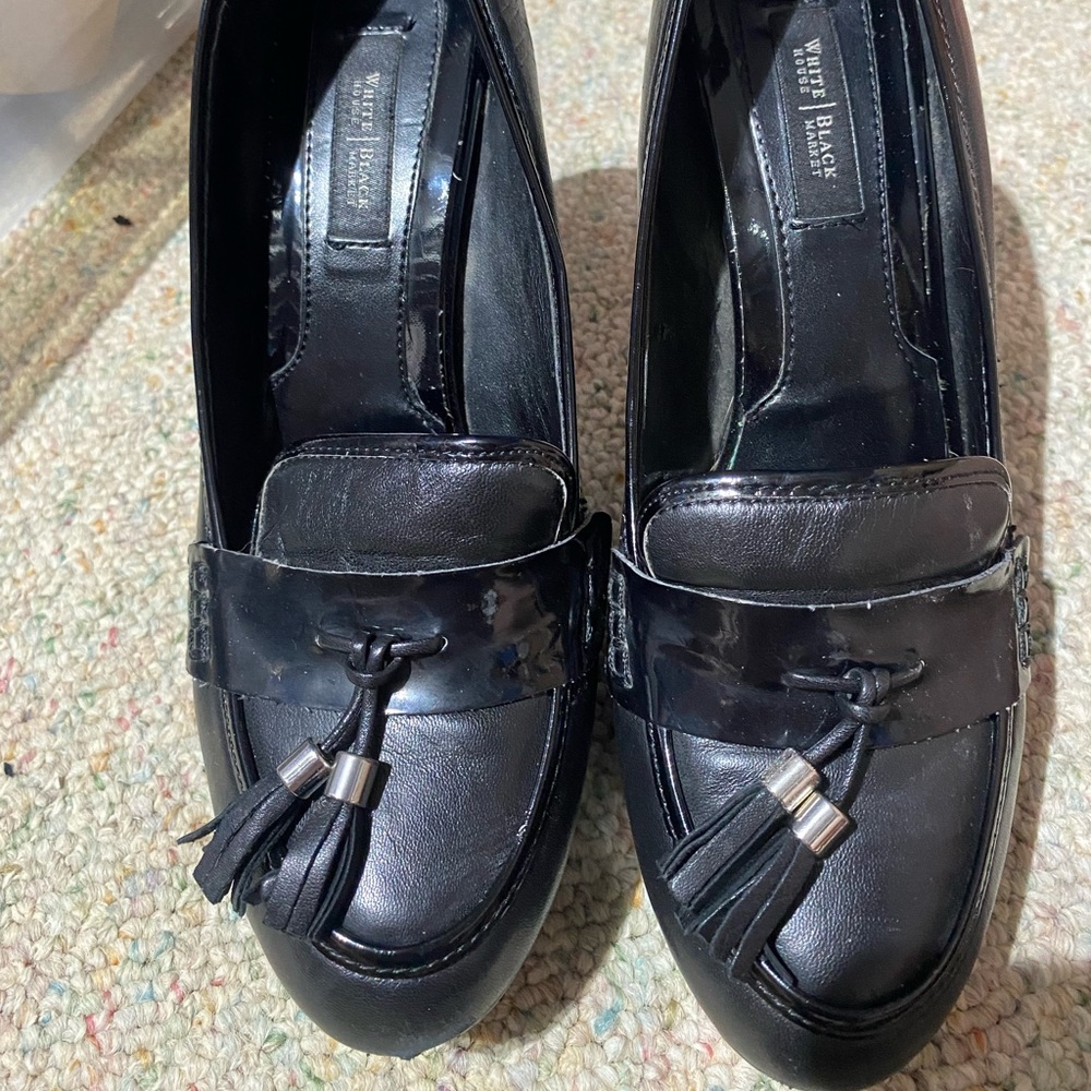 WHBM Black Heels